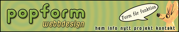 Popform webbdesign